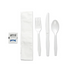 Medium Weight Polypropylene Cutlery Kits for Events - 6-Piece Sets | 250 Kits / Case
